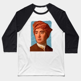 Scottish philosopher David Hume illustration Baseball T-Shirt